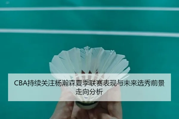 CBA持续关注杨瀚森夏季联赛表现与未来选秀前景走向分析